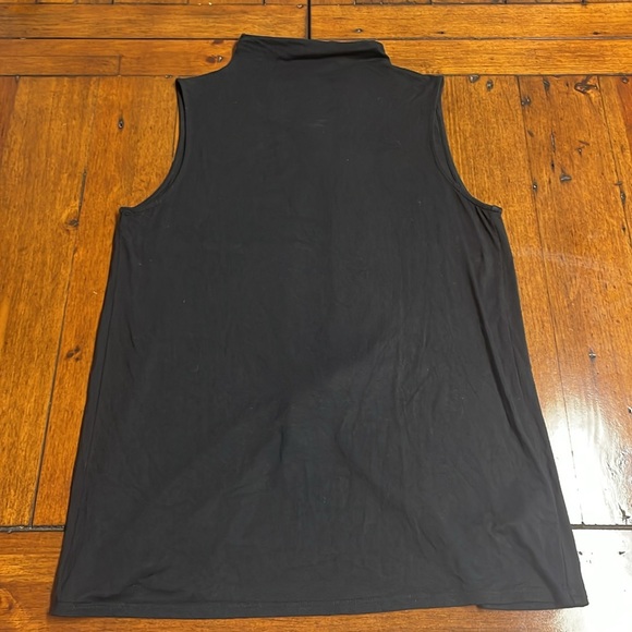 Aritzia babaton open back sleeveless black turtleneck - Picture 1 of 5